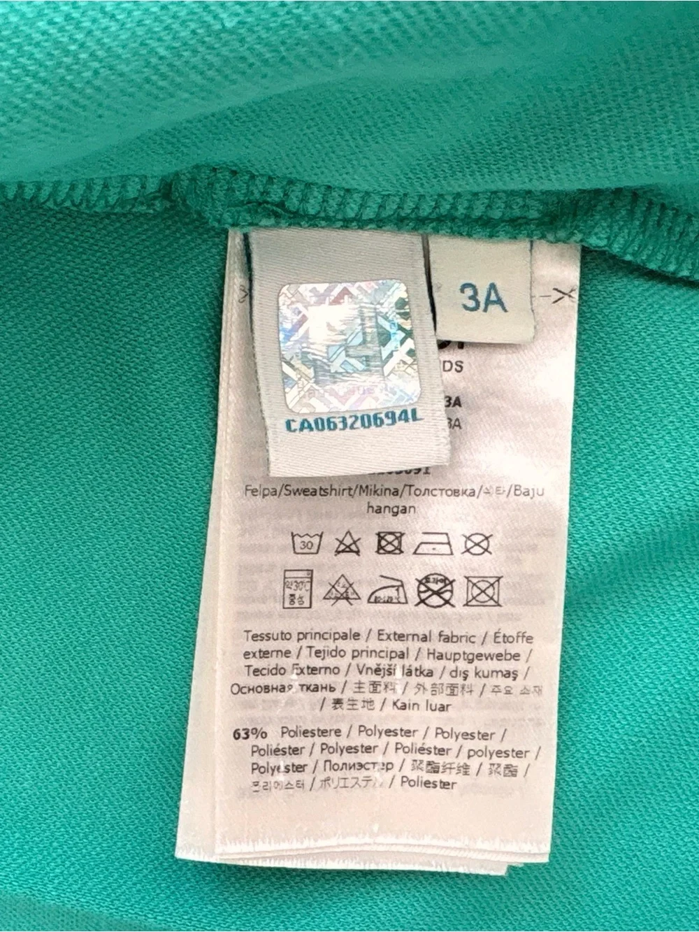 Fendi bright teal